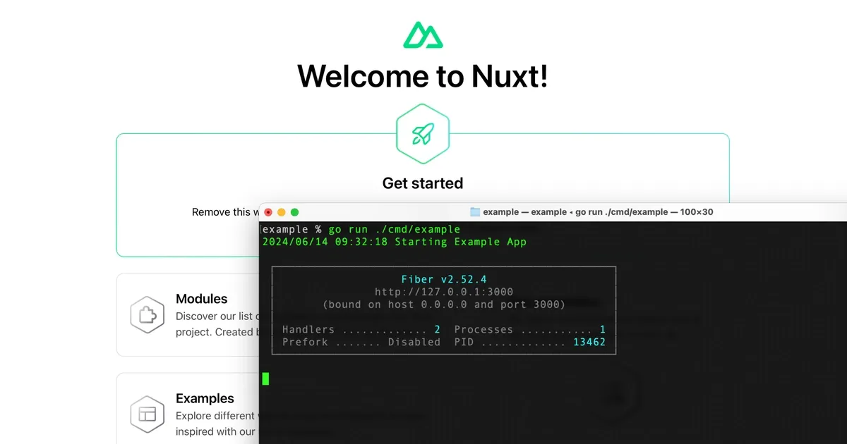 Embedding Nuxt Frontend into Go App